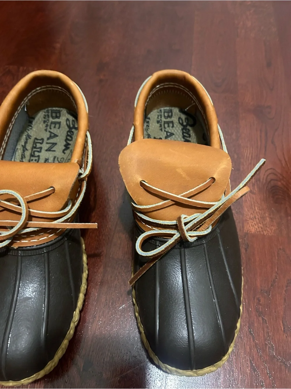 L.L. Bean Brown and Tan Classic Duck Shoes